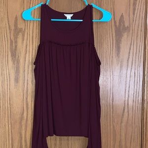 Aeropostale long sleeve with shoulder cut outs